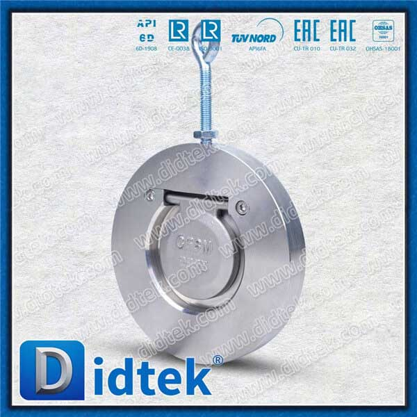 Van kiểm tra wafer tấm đơn F316 3 inch 150LB có vòng treo
