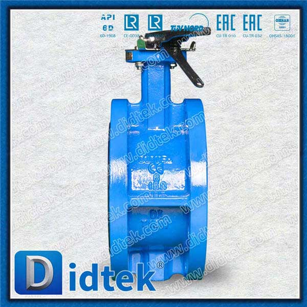 Van bướm đồng tâm bằng sắt dễ uốn kết nối mặt bích EPDM