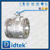 Thiết kế đầy đủ lỗ khoan bằng PTFE và van bi kín