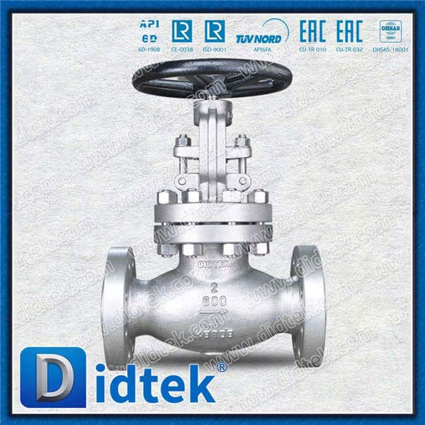 Thép không gỉ song công 5A Globe Valve chống ăn mòn 80% axit sunfuric
