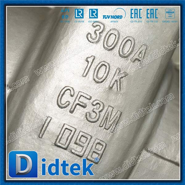 Van hướng dẫn tay bằng thép không gỉ CF3M BB 10K