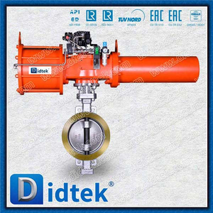 Van bướm khí nén bằng thép đúc
