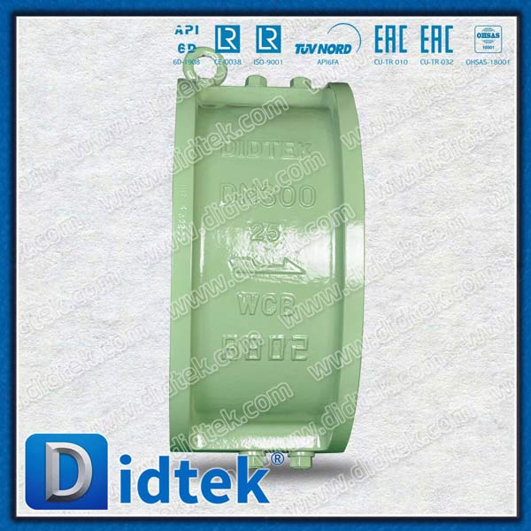Van kiểm tra loại wafer tấm kép áp suất thấp DIN CS
