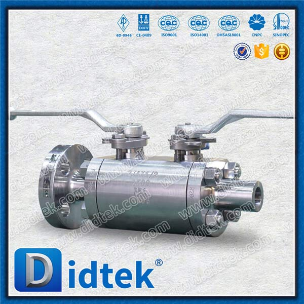 Van bi DBB cho khí đốt nhiên liệu của tuabin khí