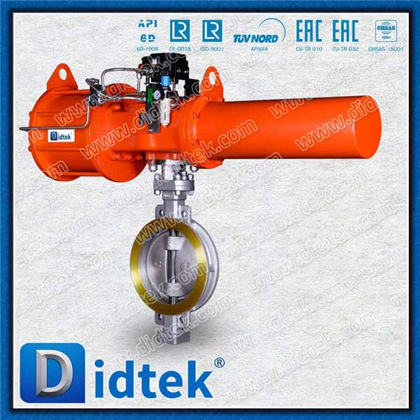 Van bướm khí nén bằng thép đúc