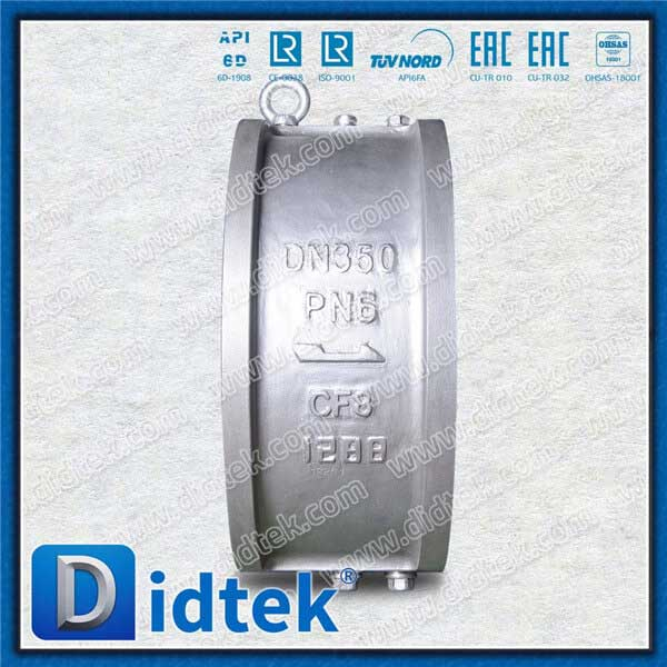 Van kiểm tra wafer ngồi bằng thép không gỉ CF8 Vition