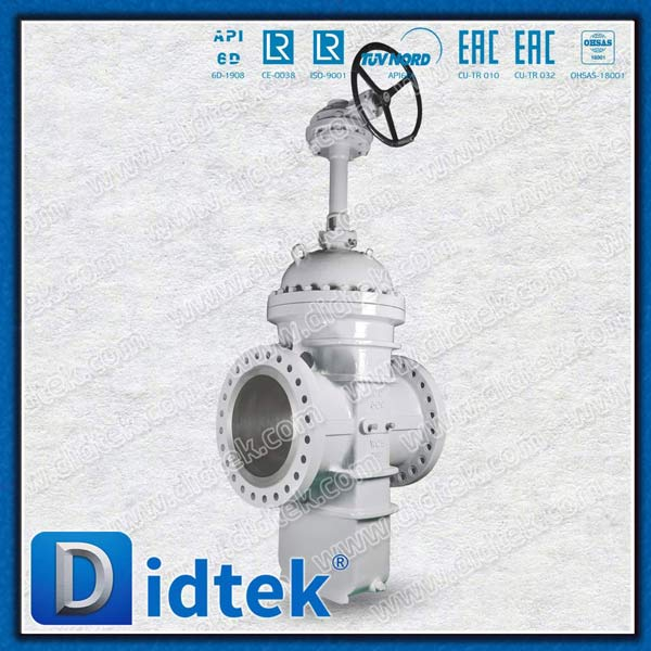 Tấm đường ống thép mặt bích thông qua van cổng ống dẫn