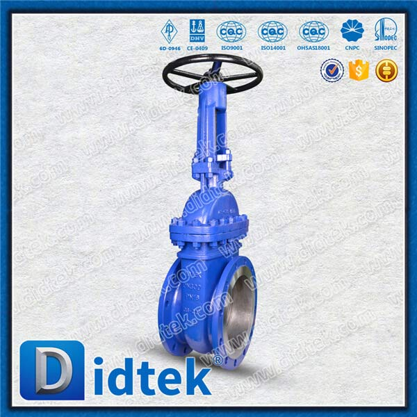 Van cổng DIN-DN300,GS-C25, Tay quay, Mặt bích