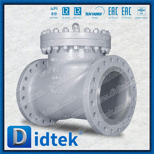 API6D mở đầy đủ lỗ khoan ANSI Lớp 300 Van kiểm tra swing