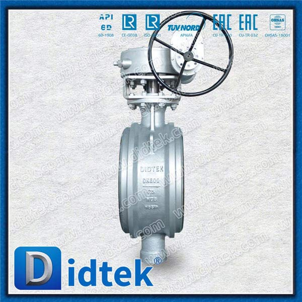 Van bướm hàn ba mặt bù DN800 WCB Gear