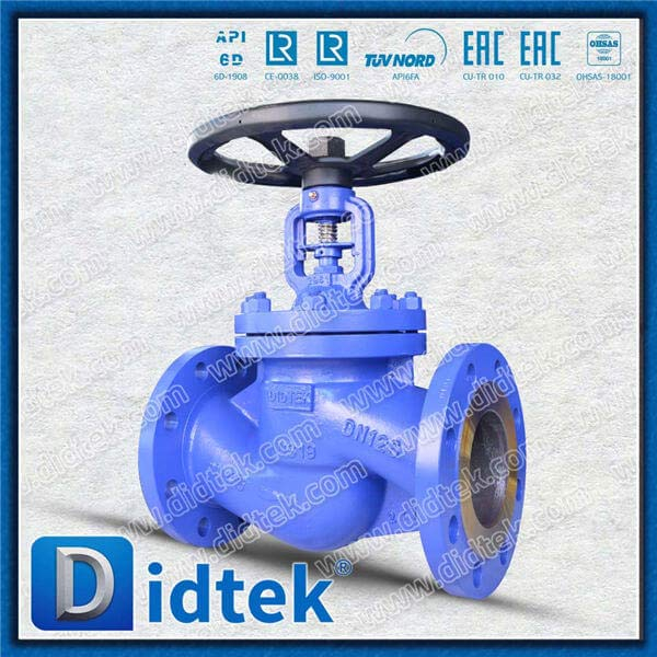 Van cầu DIN DN125 PN40 1.0619