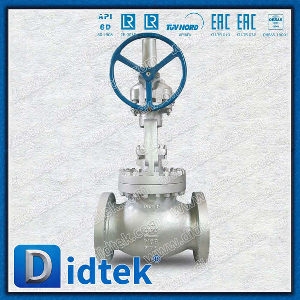 Thép đúc A216 WCB Gear Op cân bằng Van cầu toàn cầu