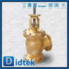 Van cầu góc bằng đồng Monel K500 Stem Alunimion