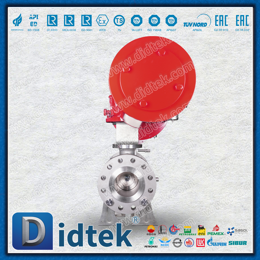 Van bi khí nén mặt bích đầy đủ Didtek CF8M