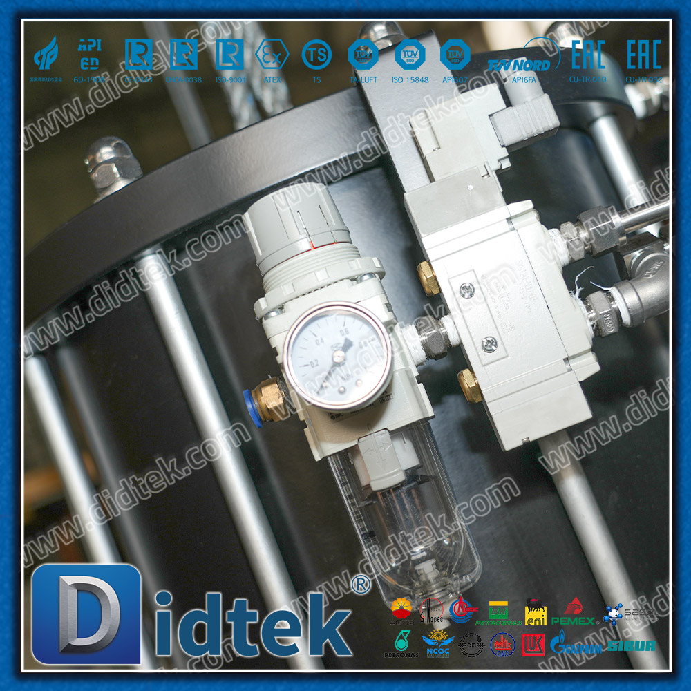 Van cổng khí nén tác động kép công nghiệp