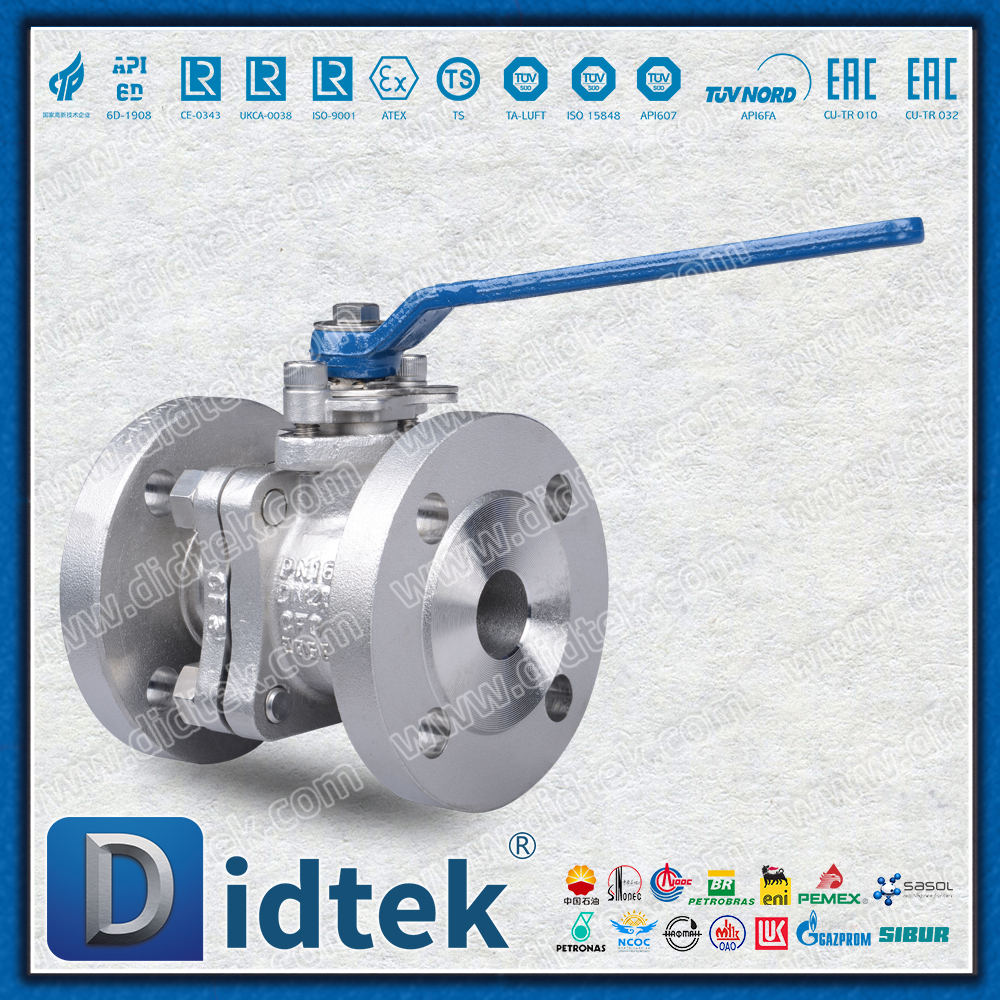 DIN/EN Van bi nổi bằng kim loại bằng thép không gỉ có thân chống thổi ra ngoài