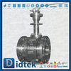 Didtek F316 Bằng tay bằng thép không gỉ Vận hành Van bi đông lạnh mặt bích