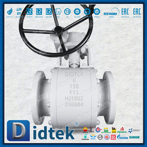 Didtek Full Bore Bolt-Nắp mặt bích rèn F11 Van bi nổi