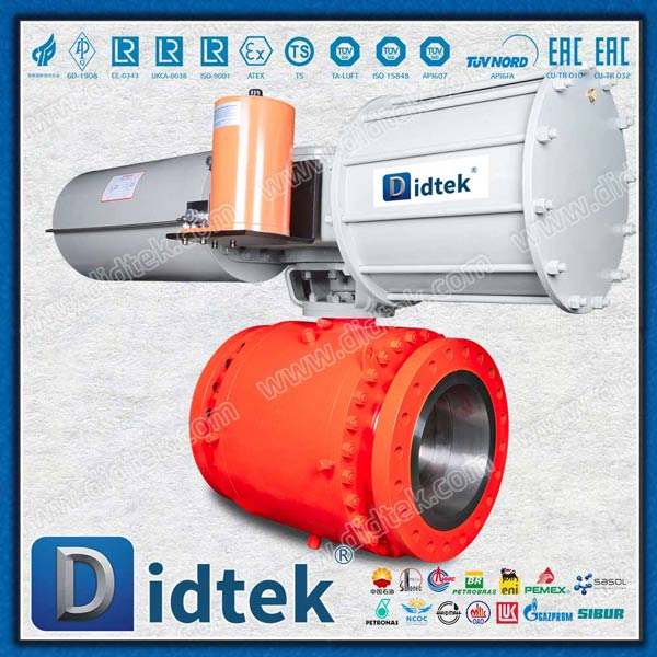 API 6 inch API6D Ghế giảm giá trị mô -men xoắn thấp