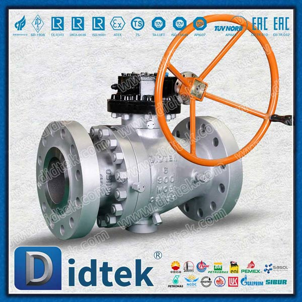 Van bi Trunnion ngồi bằng kim loại 6 inch 600LB nhiệt độ cao