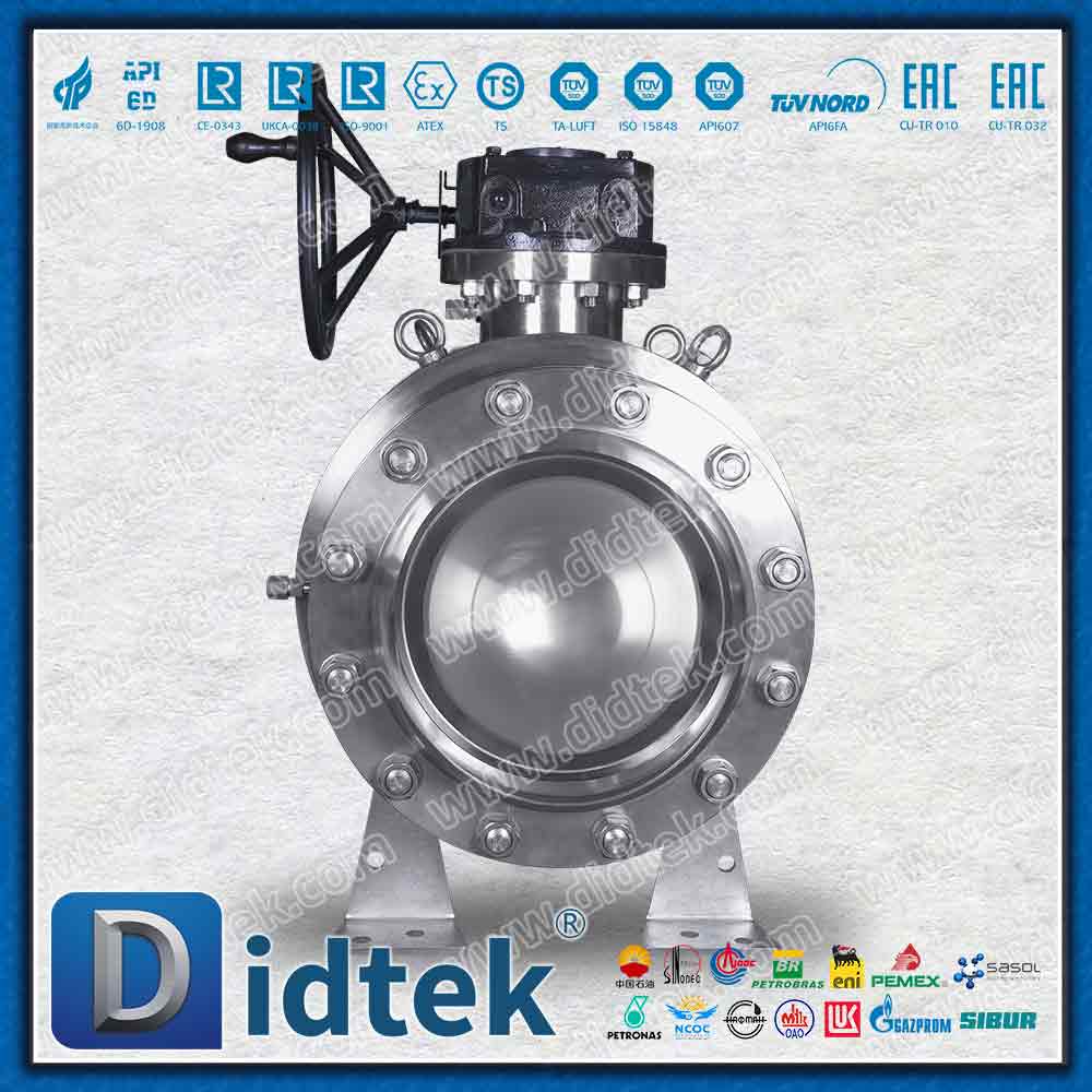 Van bi Trunnion hàn hoàn toàn với mặt bích đồng hành