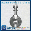 Didtek F316 Bằng tay bằng thép không gỉ Vận hành Van bi đông lạnh mặt bích