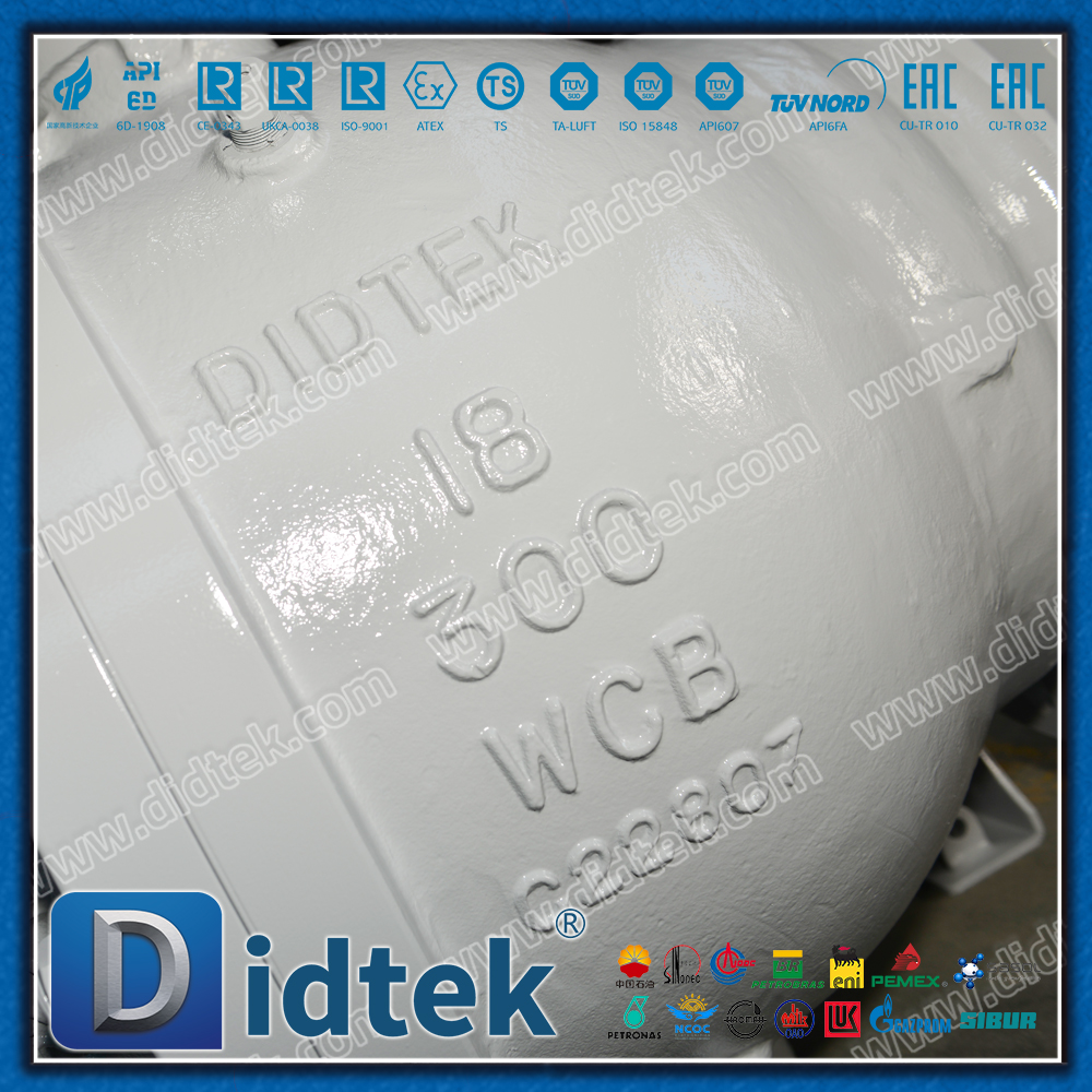 Van bi Trunnion bằng thép đúc kiểu hai mảnh 18 inch
