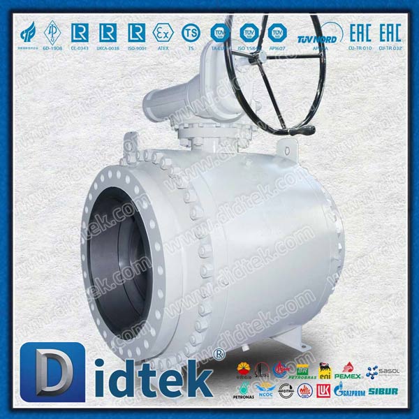 Nhà cung cấp Van bóng 30 inch Gear Gear Zero 3 Pc Trunnion