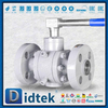 Van bi Trunnion tay cầm ba chiều áp suất cao lỗ khoan nhỏ