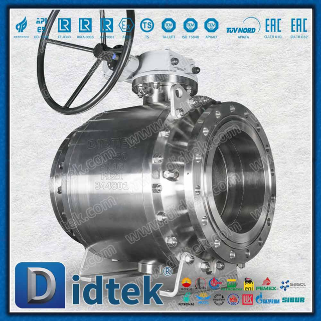 Van bi Trunnion SS321 với thử nghiệm chân không