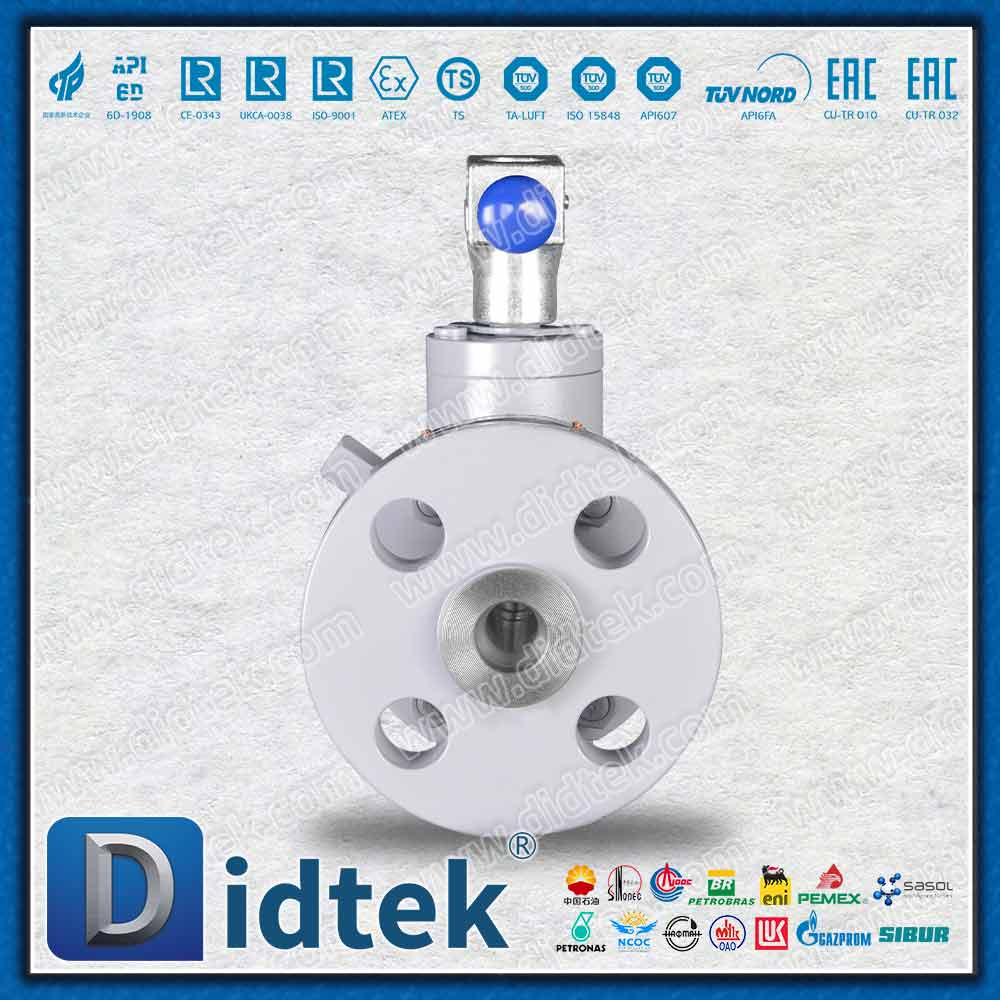 Van bi Trunnion tay cầm ba chiều áp suất cao lỗ khoan nhỏ