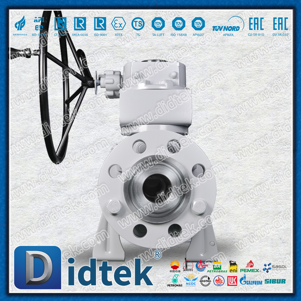 RTJ 2500LB Con dấu PEEK áp suất cao Van bi Trunnion bằng thép rèn
