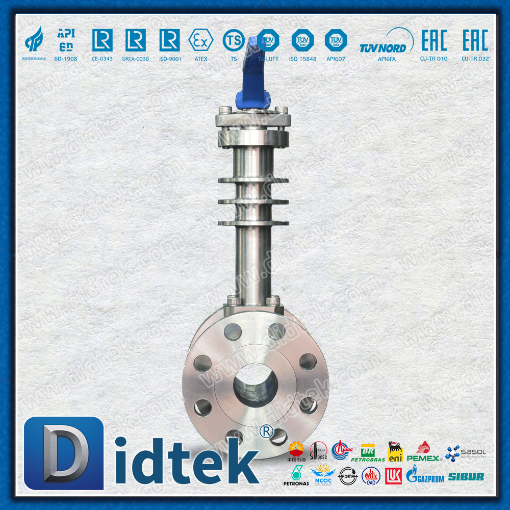 F316 545 oC Vây làm mát bằng kim loại ở nhiệt độ cao Van bi nổi bằng kim loại