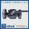 A105 1500LB Bảo vệ chống ăn mòn phốt phát áp suất cao Van bi nổi bằng kim loại 