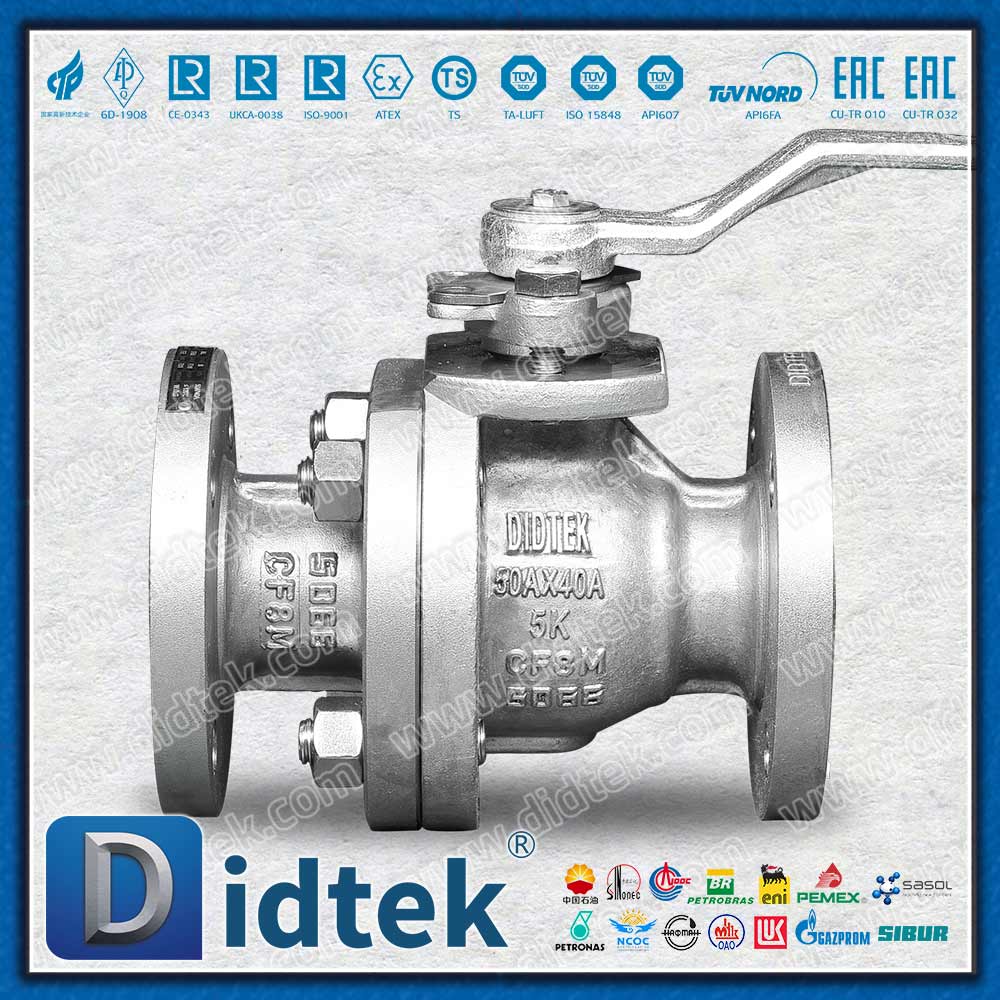 Van bi nổi JIS 5K PTFE có lỗ khoan giảm