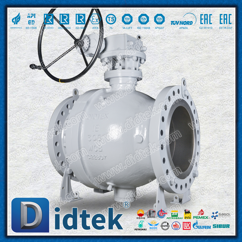 Van bi Trunnion bằng thép đúc kiểu hai mảnh 18 inch