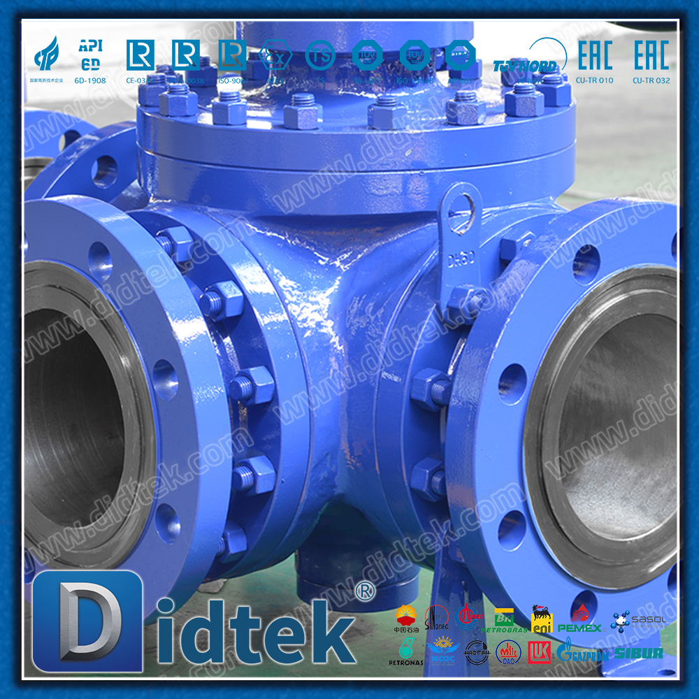 Didtek WCB Full Bore L-type Giao diện Van bi ba chiều