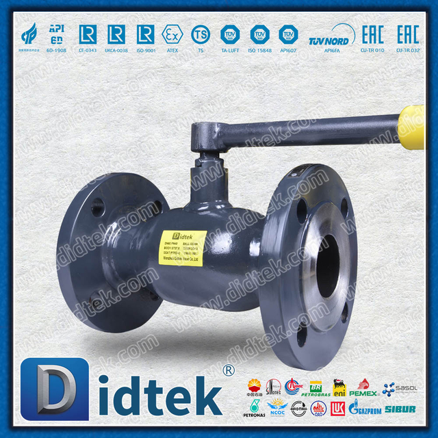 SS304 thép không gỉ PTFE con dấu mềm ST37.8 Van bi hàn hoàn toàn