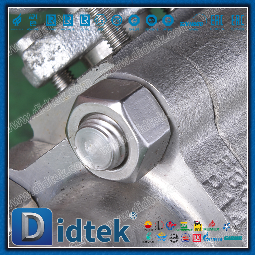 Kết nối mở rộng 3 mảnh F304 Van thép rèn có thiết bị khóa
