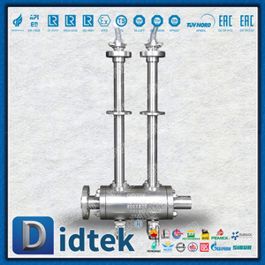 Van bi đôi thân mở rộng bằng nitơ lỏng LNG