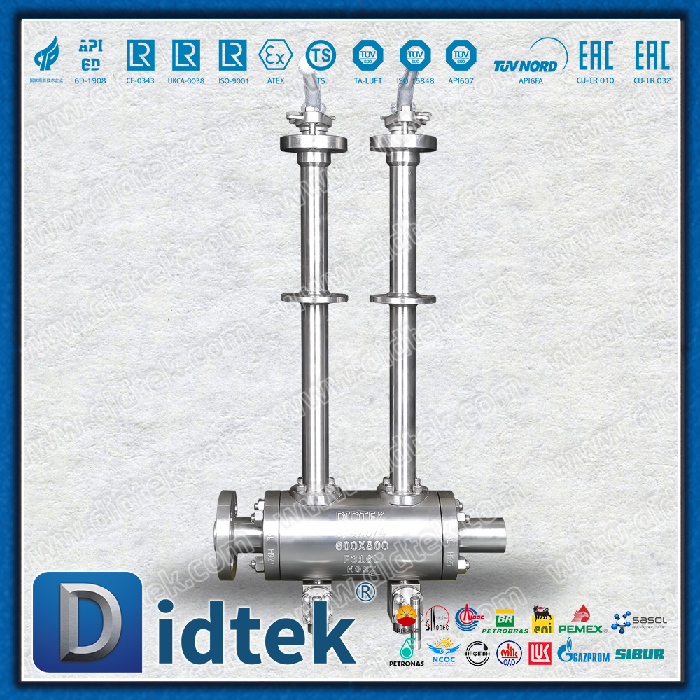 Van bi đôi thân mở rộng bằng nitơ lỏng LNG
