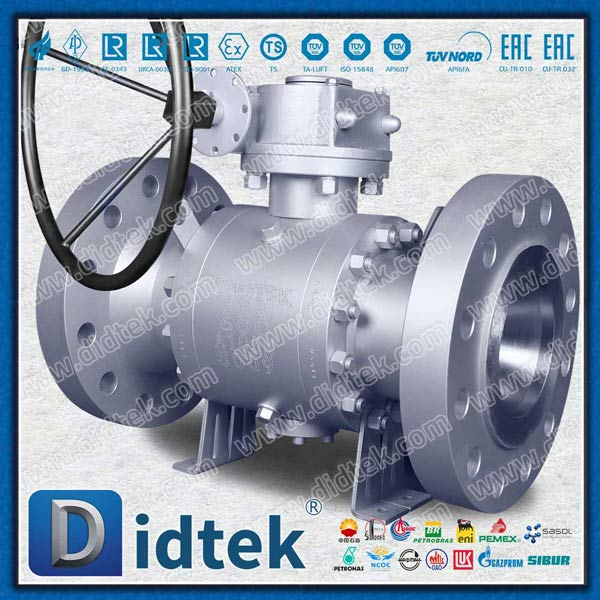Thép rèn Giảm lỗ khoan 3 CÁI Van bi Trunnion