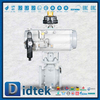 LF2 Van bi bằng khí nén toàn cổng bằng thép carbon nhiệt độ thấp