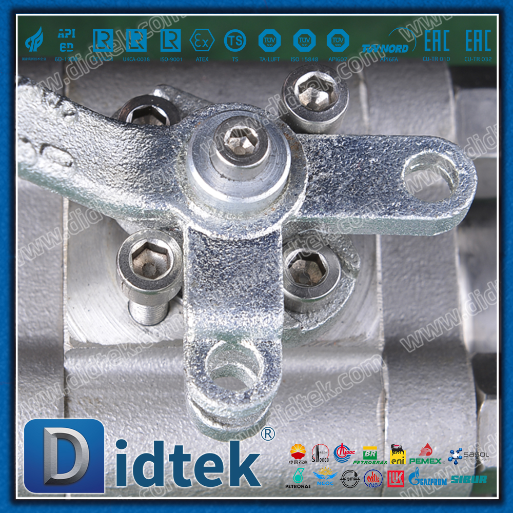Kết nối mở rộng 3 mảnh F304 Van thép rèn có thiết bị khóa