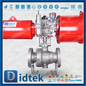 Van bi khí nén mặt bích đầy đủ Didtek CF8M