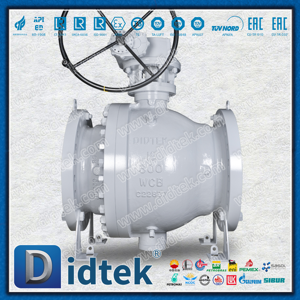 Van bi Trunnion bằng thép đúc kiểu hai mảnh 18 inch