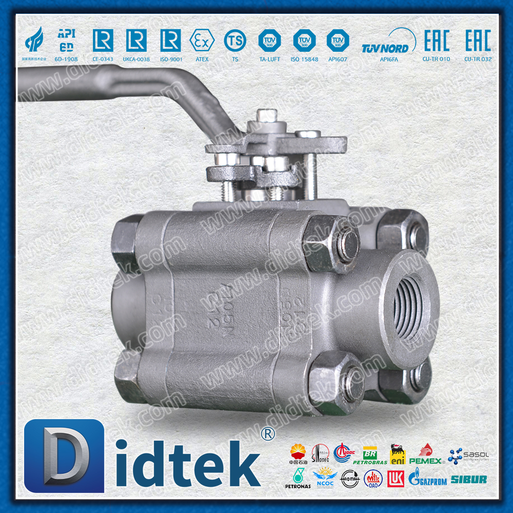 3 CÁI A105N Ghế ngồi được gia cố bằng nhựa PTFE Van bi rèn