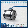 F51 Bộ truyền động khí nén đôi bằng thép không gỉ đôi bằng kim loại ngồi bằng kim loại Van bi nổi