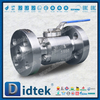 F51 Duplex Thép không gỉ Class1500 Van bi nổi RF rèn áp suất cao