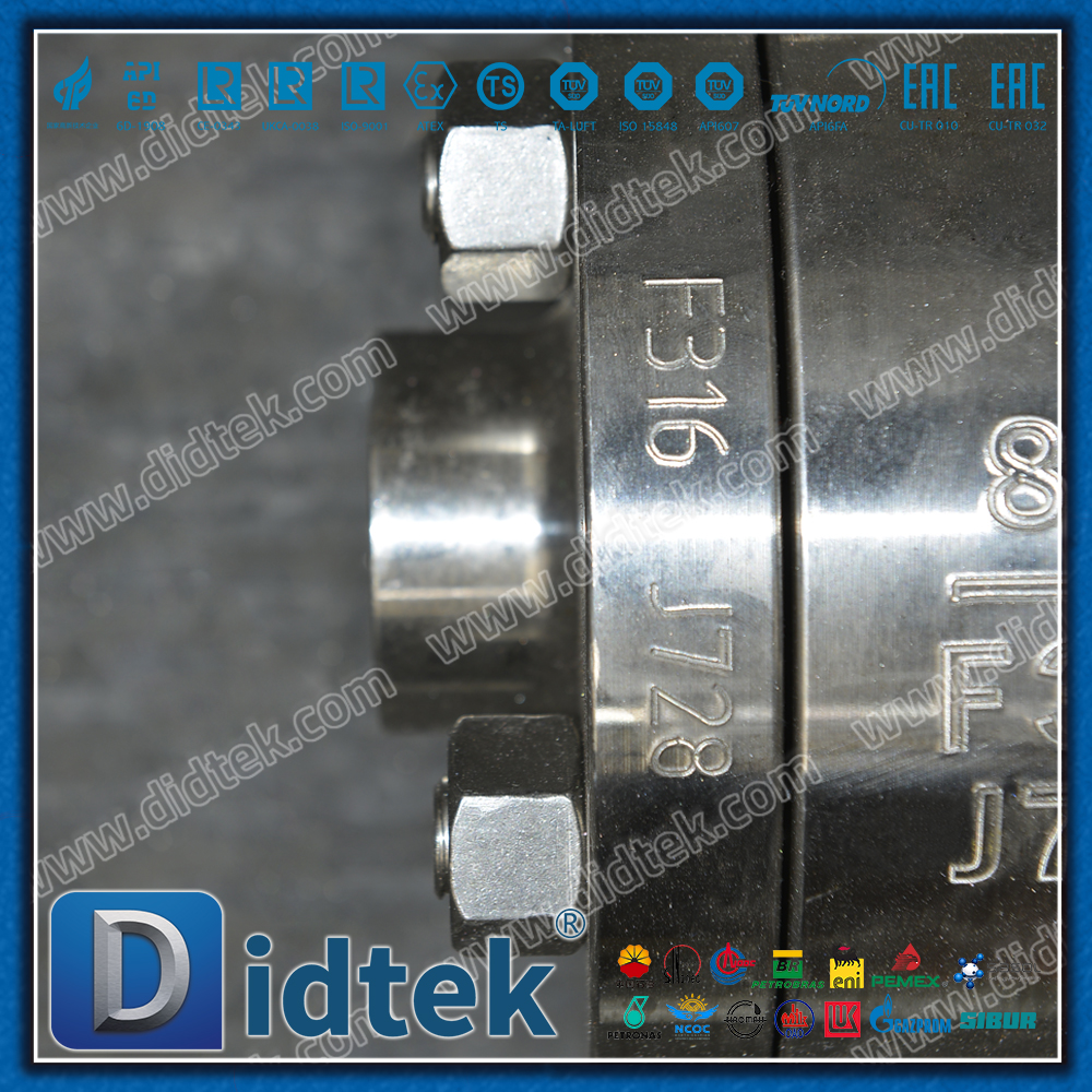 Van bi hàn ổ cắm PCTFE F316 đông lạnh